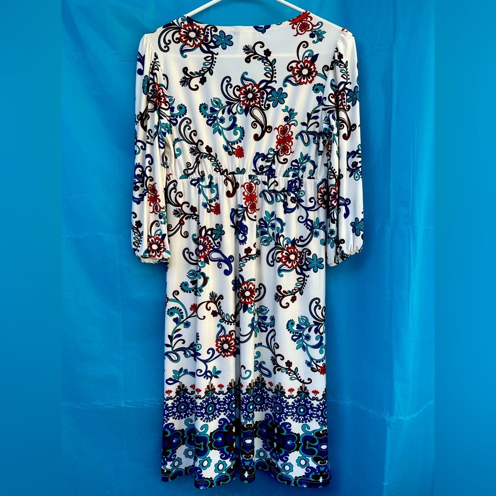 Casual dress with 3/4 sleeves size S